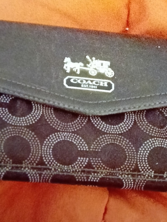 Coach Handbags - #9 Coach Madison Dotted C  Canvas Continental Wallet PROJECT